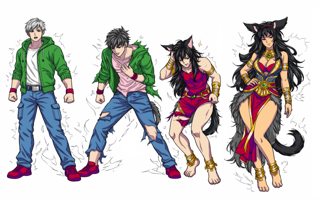 Transformation commission gender transformation artwork