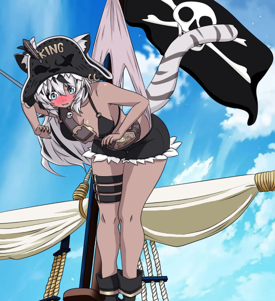 Wedgie commission pirate wedgie artwork